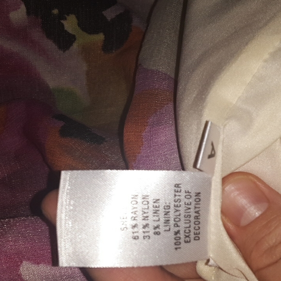 Gorgeous watercolor floral dress womens Petite 6🌸😍😀 - Picture 9 of 11